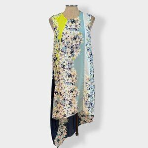 BCBGMAXAZRIA Helene Sleeveless Asymmetrical Hi Low Dress S‎